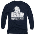 The Princess Bride Morons Navy Long Sleeve T-Shirt