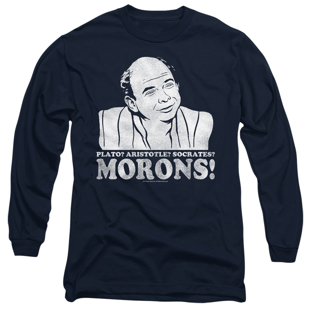 The Princess Bride Morons Navy Long Sleeve T-Shirt