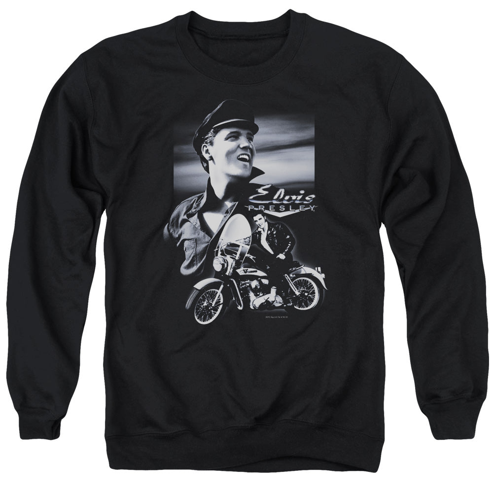 Elvis Presley Motorcycle Crewneck Sweatshirt