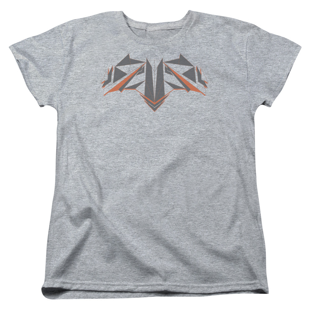 Batman v Superman Tech Bat Logo Womens T-Shirt