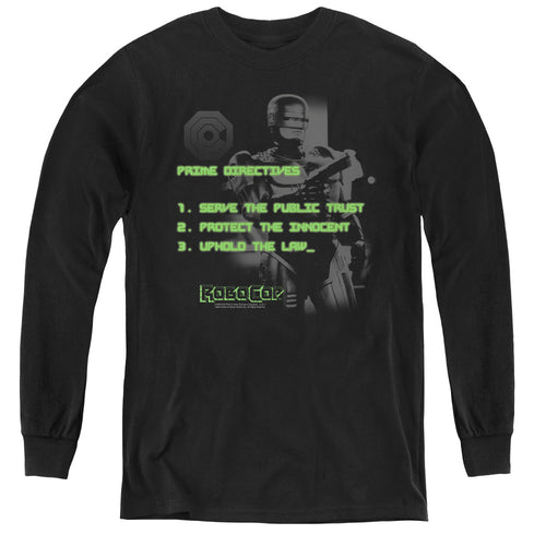 RoboCop Prime Directives Youth Long Sleeve T-Shirt