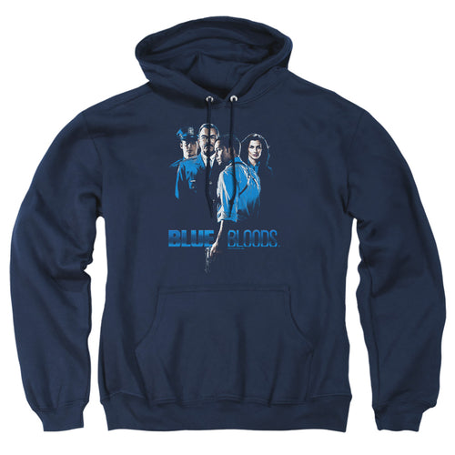 Blue Bloods Blue Inverted Pullover Hoodie