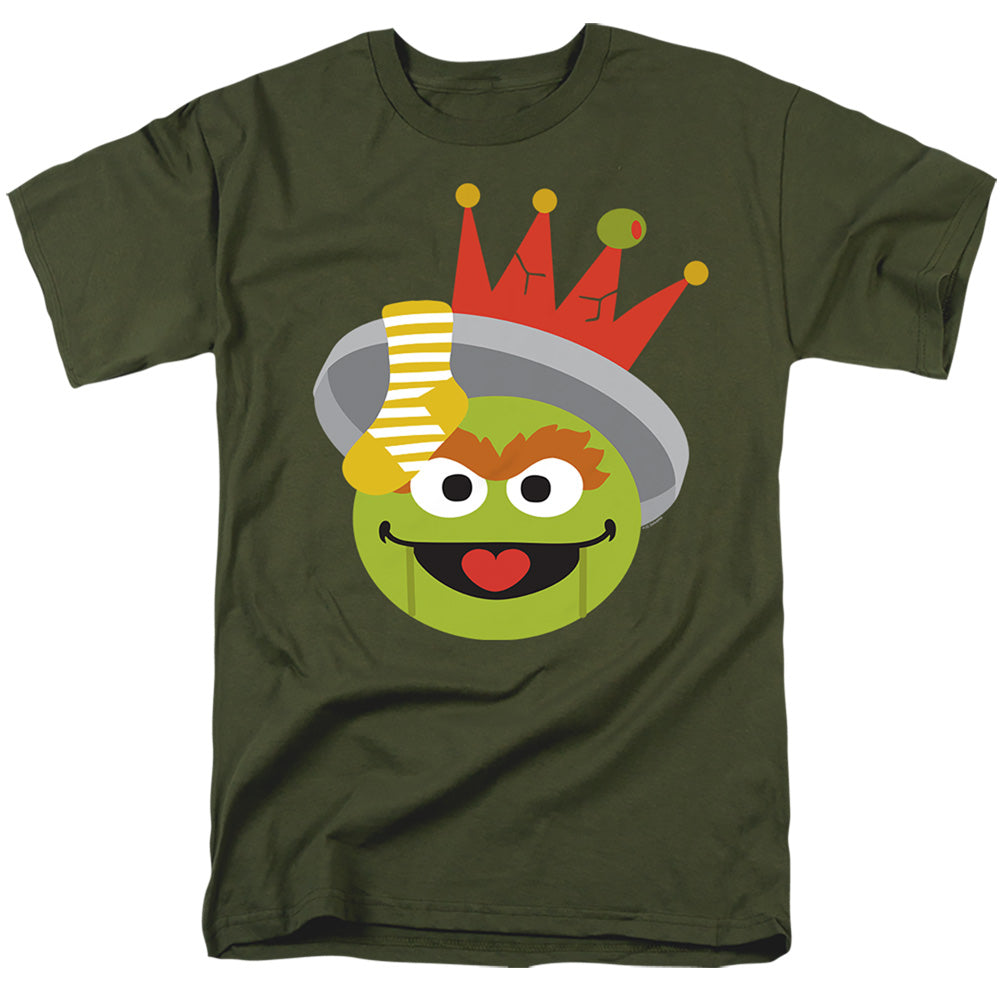 Sesame Street Christmas Nutcracker Oscar the Grouch Kelly Green T-Shirt