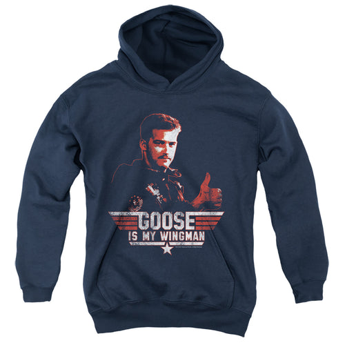 Top Gun Goose Is My Wingman Youth Hoodie