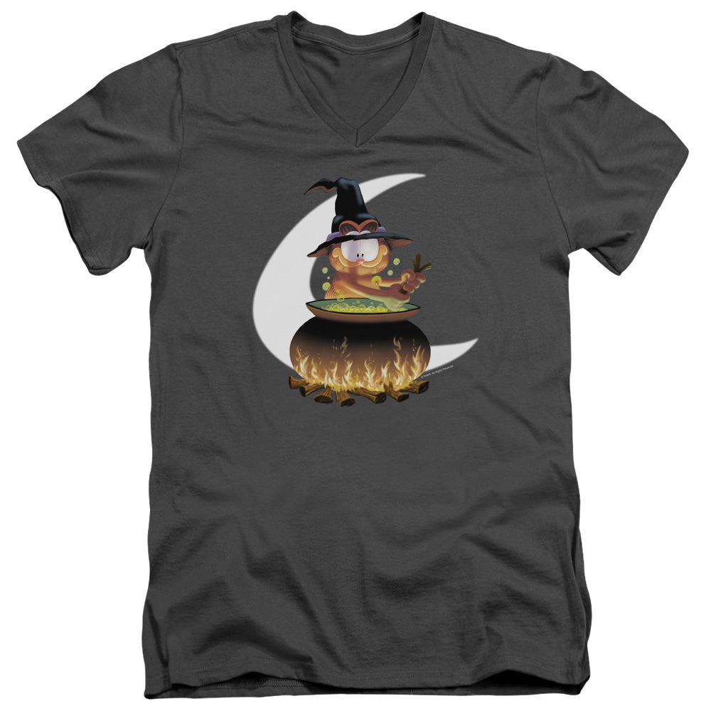 Garfield Stir The Pot V-Neck T-Shirt