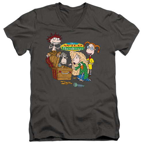 Wild Thornberrys Treasure Hunt V-Neck T-Shirt
