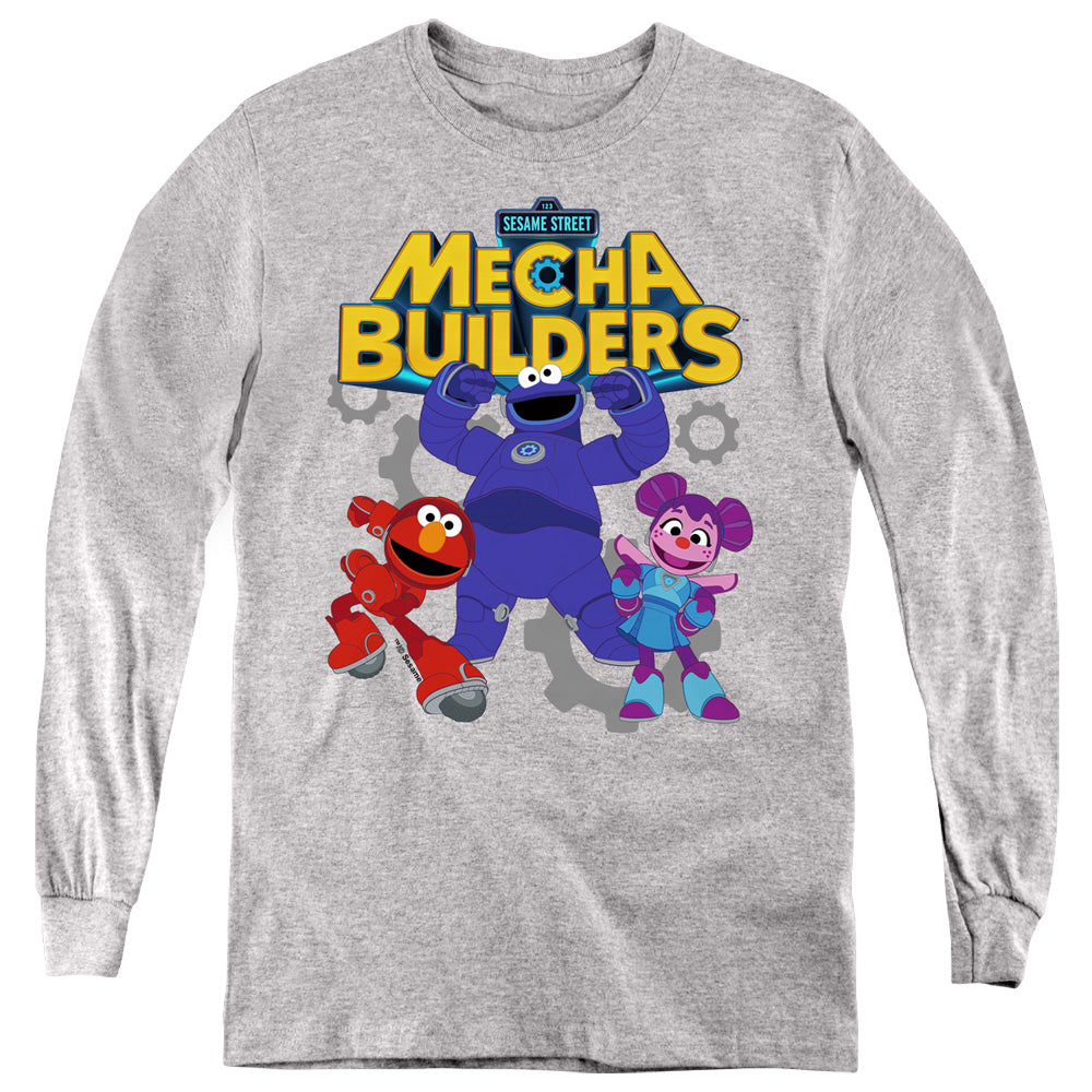 Sesame Street Mecha Builders Group Youth Long Sleeve T-Shirt