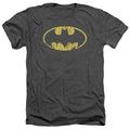 Batman Classic Logo Distressed Heather T-Shirt