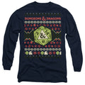 Dungeons & Dragons 20-sided Dice Ugly Christmas Long Sleeve T-Shirt