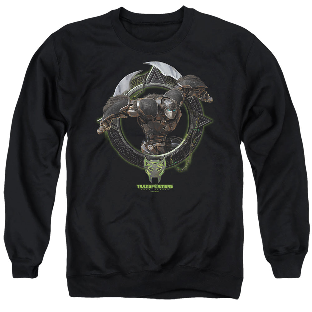 Transformers Optimus Primal Circle Frame Crewneck Sweatshirt