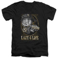 Garfield Lazy 4 Life V-Neck T-Shirt