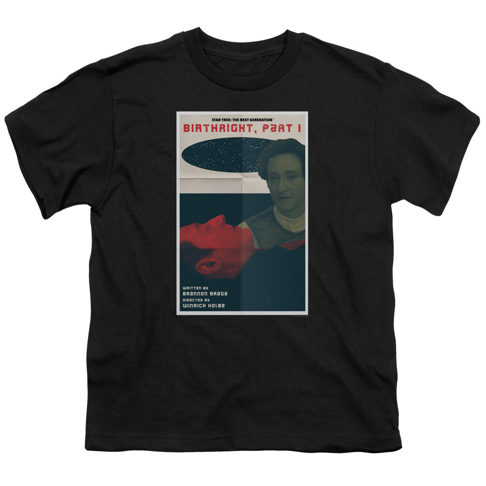 Star Trek Birthright Part I Black Youth/Toddler T-Shirt