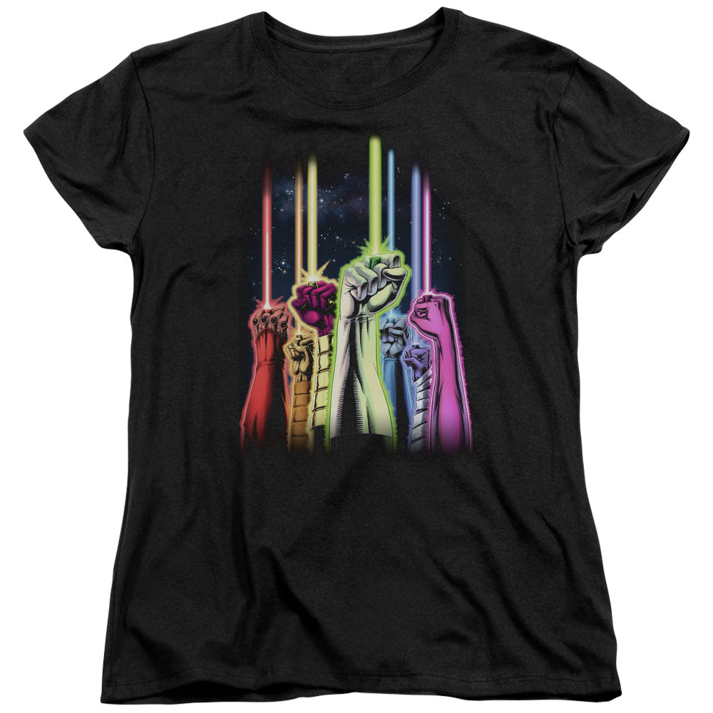 Green Lantern Rainbow Corps Womens T-Shirt