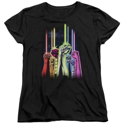 Green Lantern Rainbow Corps Womens T-Shirt