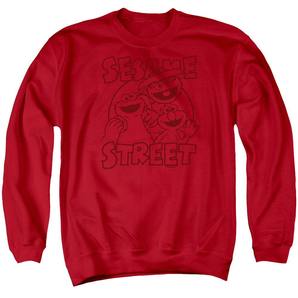 Sesame Street Group Crunch Crewneck Sweatshirt
