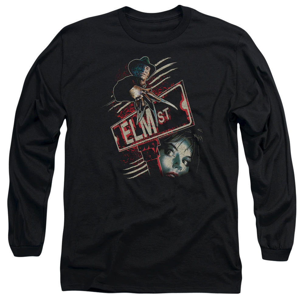 A Nightmare on Elm Street Street Sign Long Sleeve T-Shirt