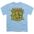 Teenage Mutant Ninja Turtles Classic Turtles Light Blue Youth/Toddler T-Shirt