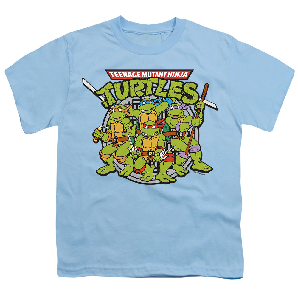 Teenage Mutant Ninja Turtles Classic Turtles Light Blue Youth/Toddler T-Shirt
