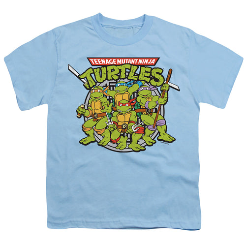 Teenage Mutant Ninja Turtles Classic Turtles Light Blue Youth/Toddler T-Shirt