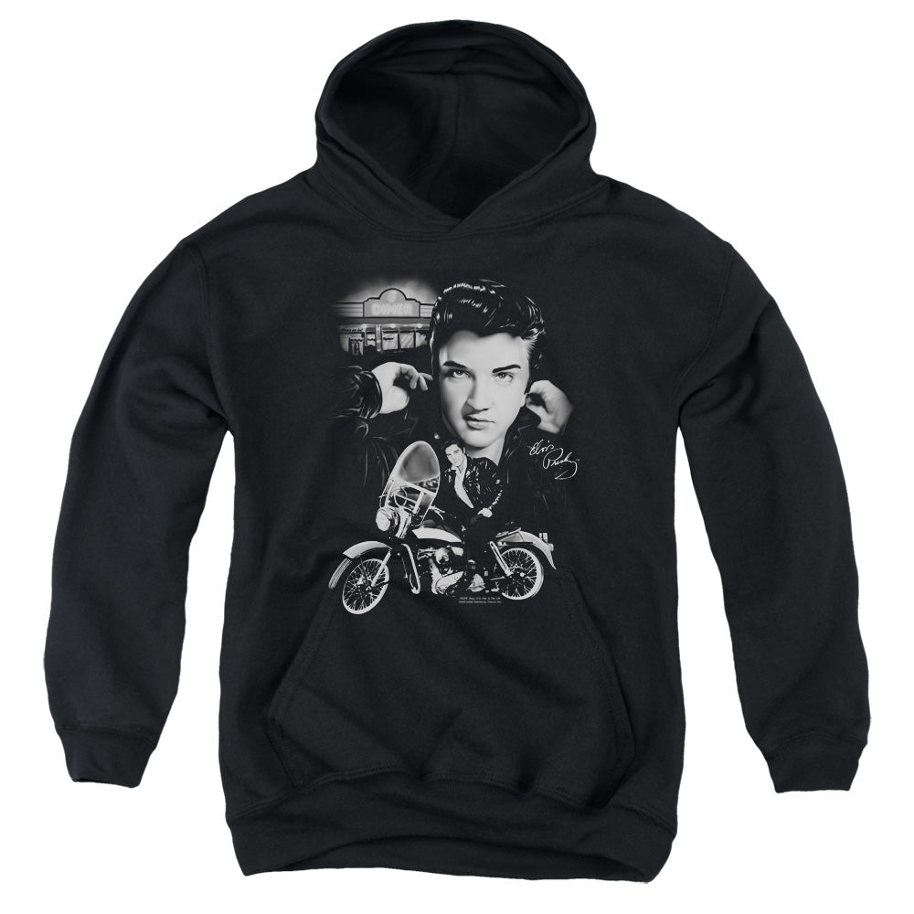 Elvis Presley The King Rides Again Youth Hoodie