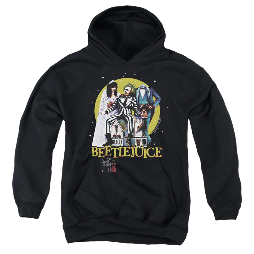 Beetlejuice Poster Revisited Youth Hoodie