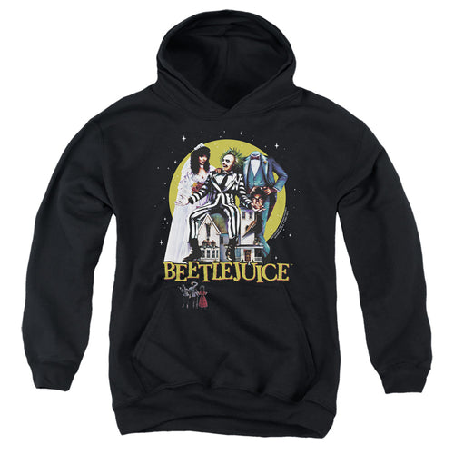 Beetlejuice Poster Revisited Youth Hoodie