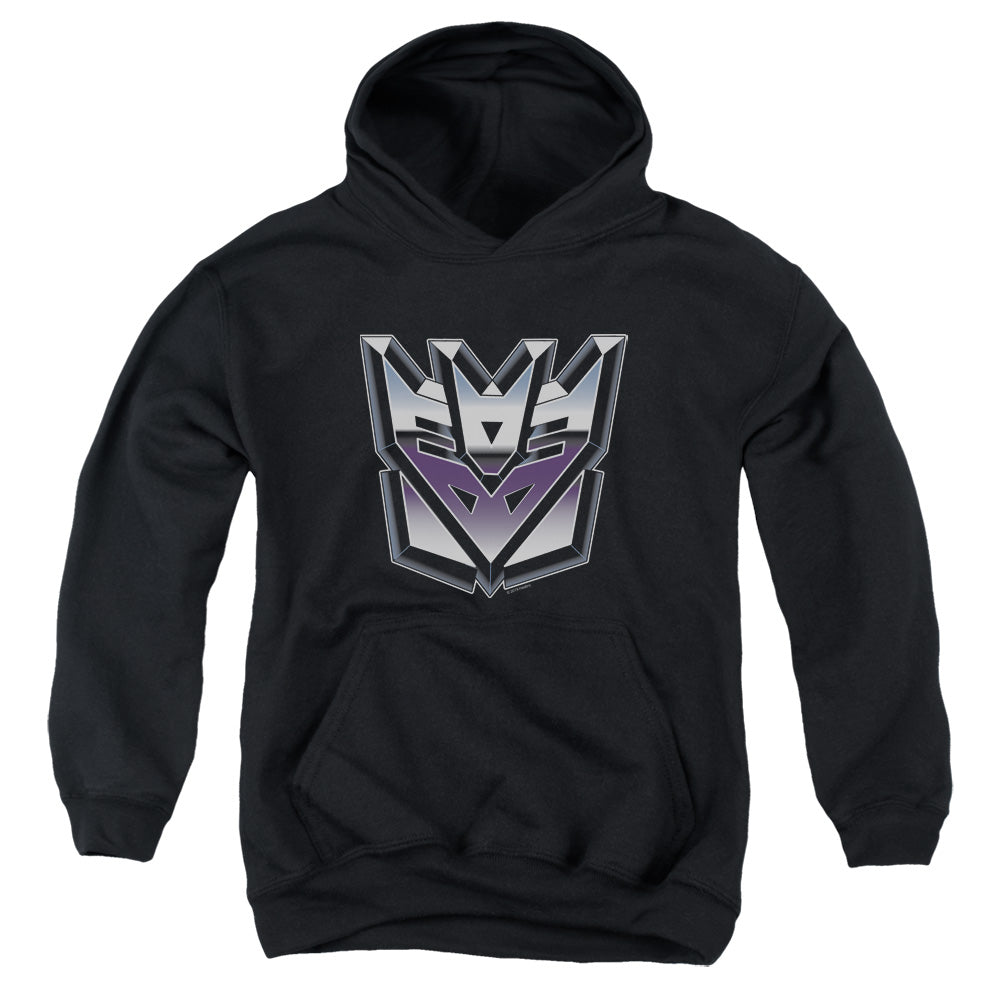 Transformers Decepticon Airbrush Logo Youth Hoodie