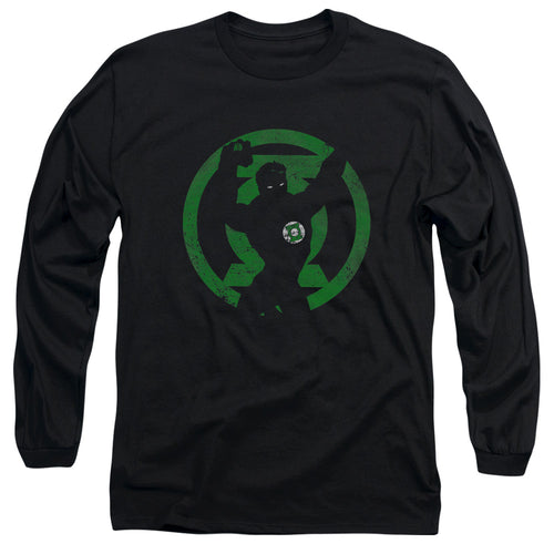 Green Lantern Gl Symbol Knockout Long Sleeve T-Shirt