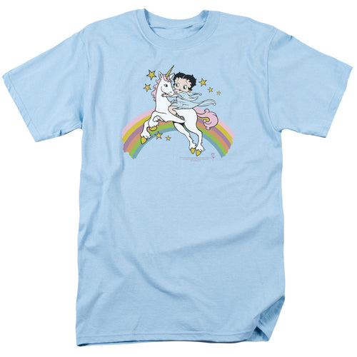 Betty Boop Unicorn & Rainbows T-Shirt
