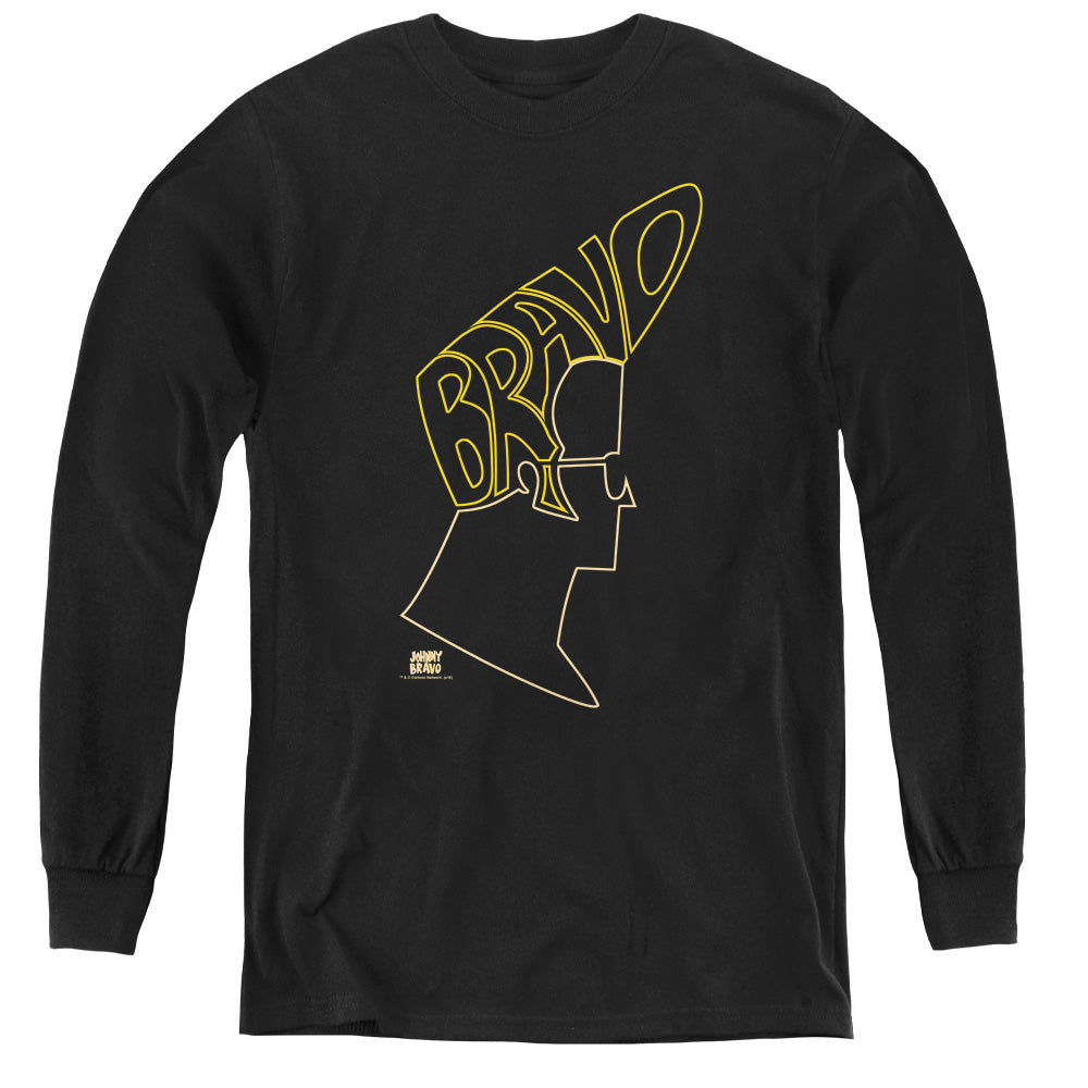 Johnny Bravo Bravo Hair Youth Long Sleeve T-Shirt