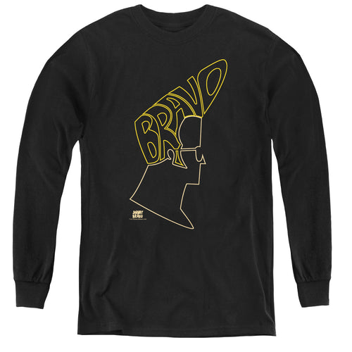 Johnny Bravo Bravo Hair Youth Long Sleeve T-Shirt