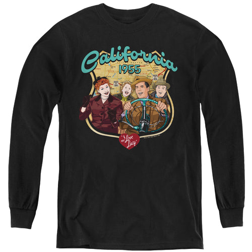 I Love Lucy Road Trip Youth Long Sleeve T-Shirt