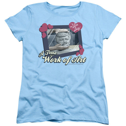 I Love Lucy Work Of Art Womens T-Shirt