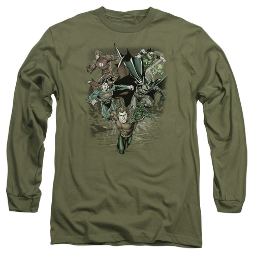 Justice League Spacing Out Long Sleeve T-Shirt