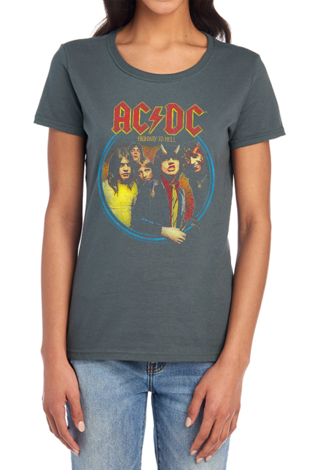 AC/DC Highway To Hell Womens T-Shirt