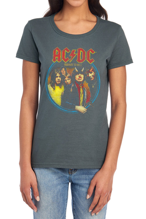 AC/DC Highway To Hell Womens T-Shirt