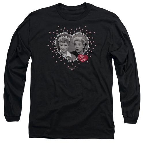 I Love Lucy Hearts And Dots Long Sleeve T-Shirt