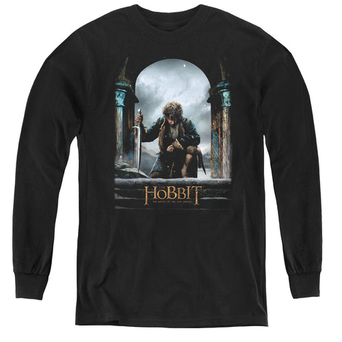 The Hobbit Bilbo Poster Youth Long Sleeve T-Shirt