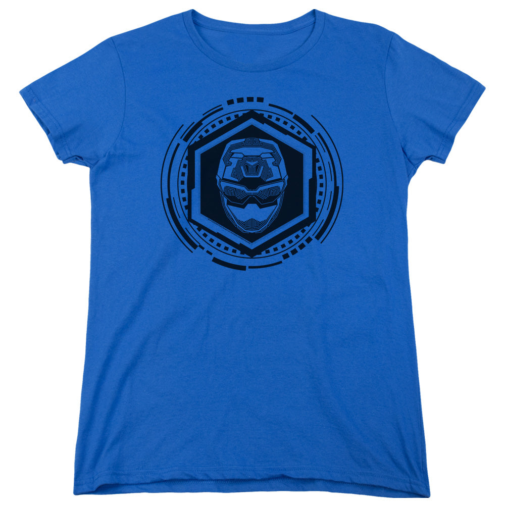 Power Rangers: Beast Morphers Blue Ranger Royal Womens T-Shirt