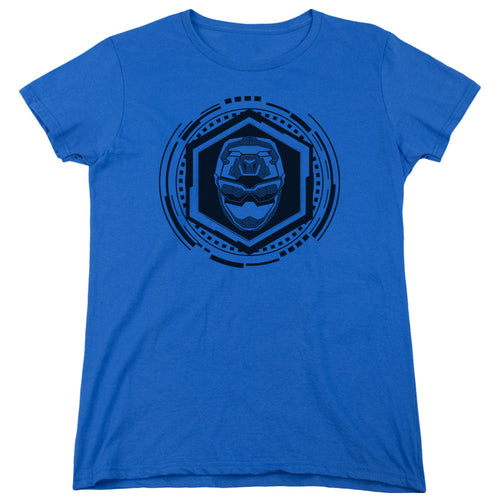 Power Rangers: Beast Morphers Blue Ranger Royal Womens T-Shirt