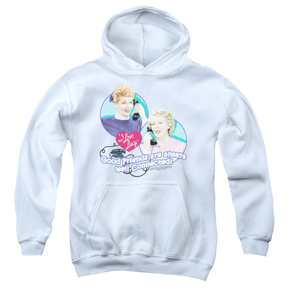 I Love Lucy Always Connected Youth Hoodie