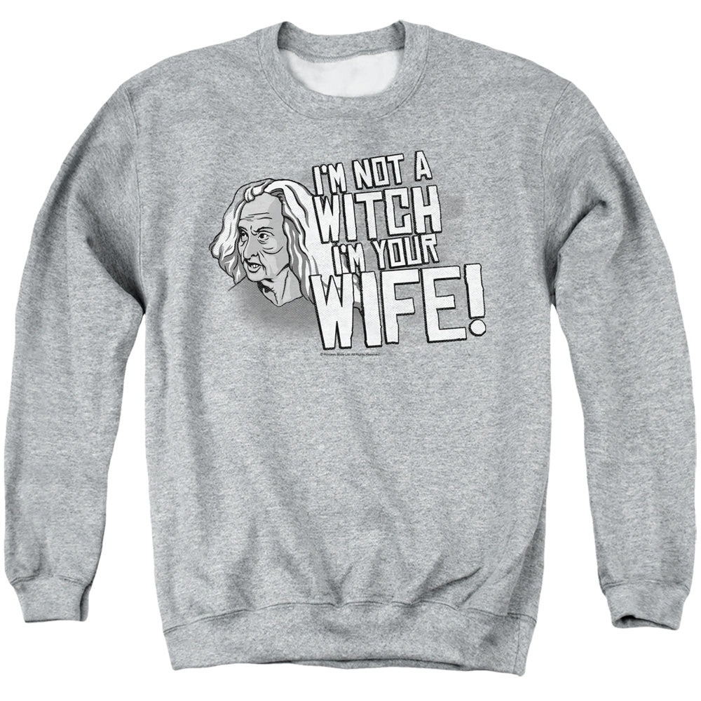 The Princess Bride Not a Witch Athletic Heather Crewneck Sweatshirt
