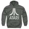 Atari Rough Logo Charcoal Youth Hoodie