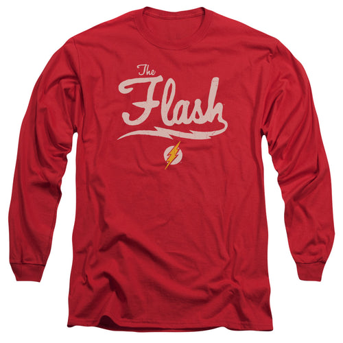 Justice League Old School Flash Long Sleeve T-Shirt