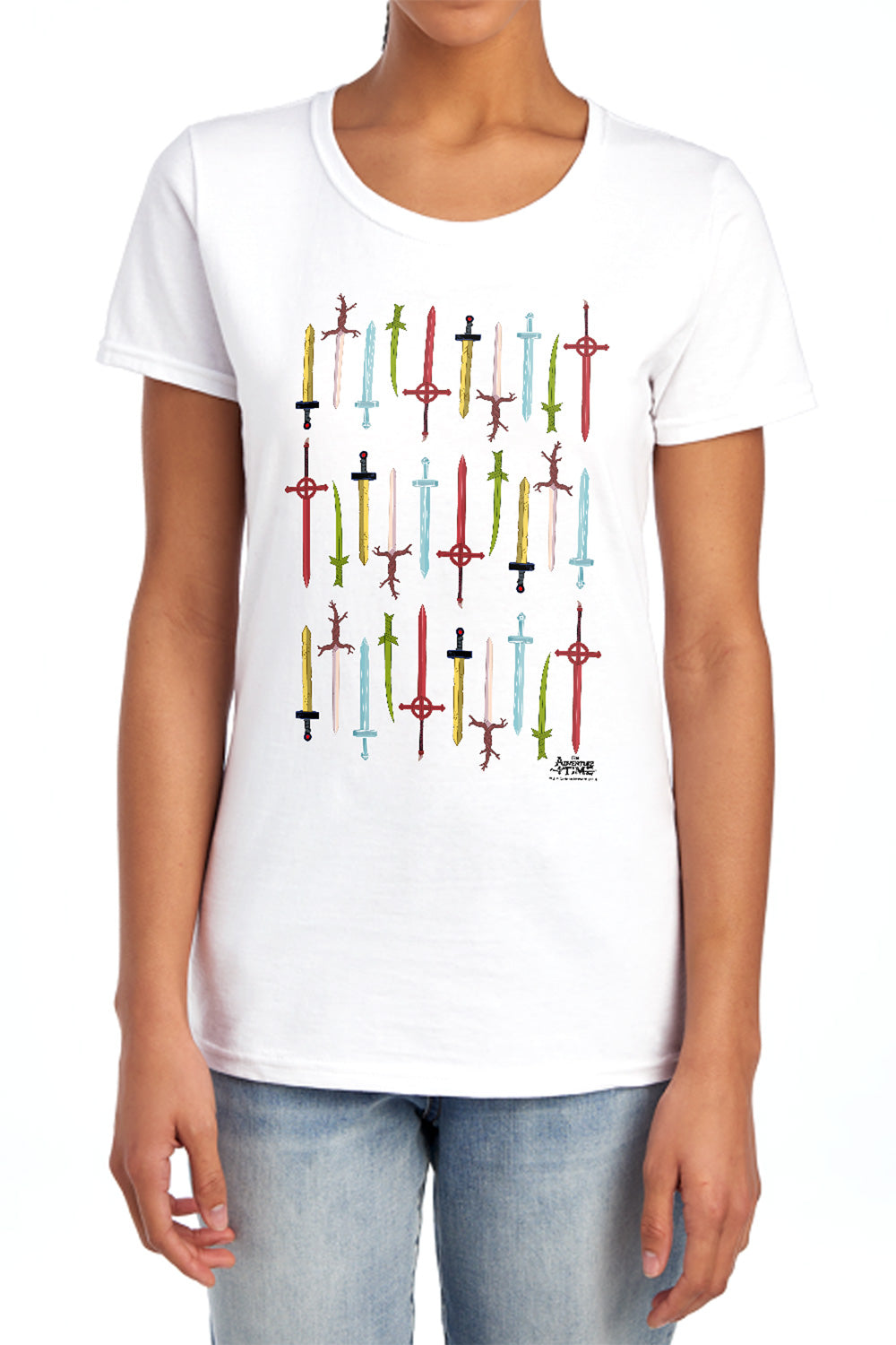 Adventure Time Swords Womens T-Shirt
