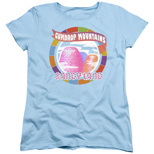 Candy Land Gumdrop Mountains Womens T-Shirt