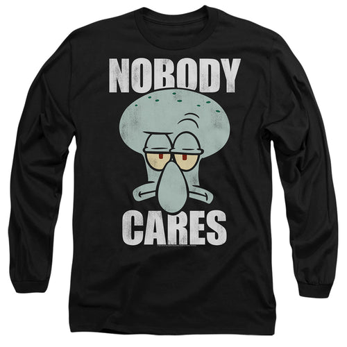 Spongebob Squarepants Nobody Cares Meme Long Sleeve T-Shirt