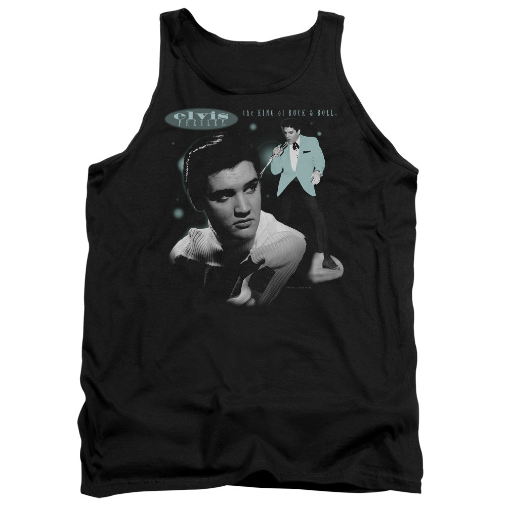 Elvis Presley Teal Portrait Tank Top