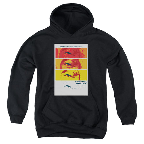 Star Trek Unnatural Selection Black Youth Hoodie