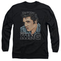 Elvis Presley Graphic King Long Sleeve T-Shirt